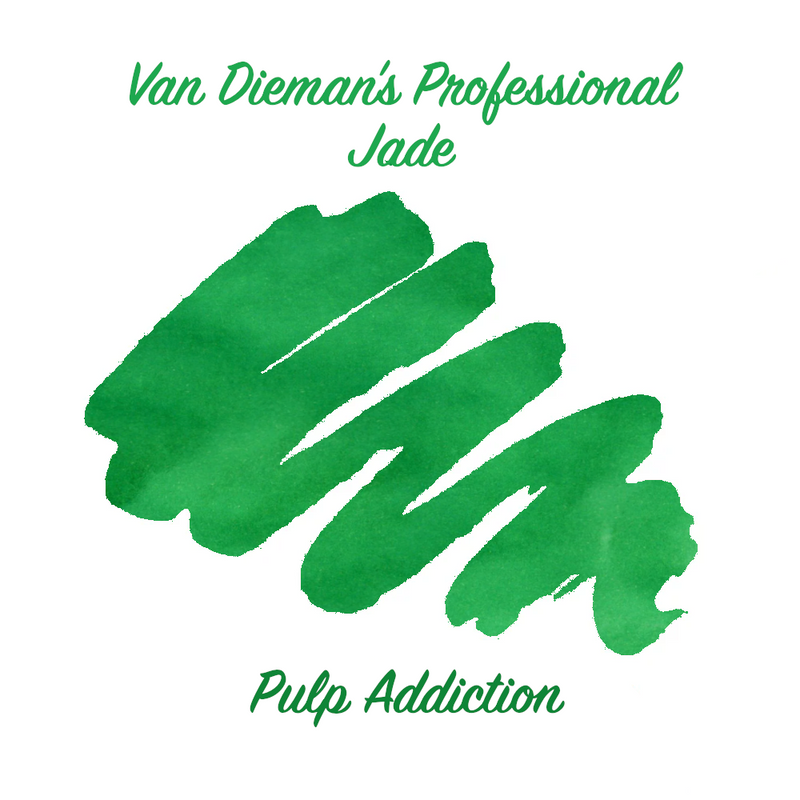 Van Dieman's Professional - Jade Essential Fountain Pen 2ml Ink Sample
