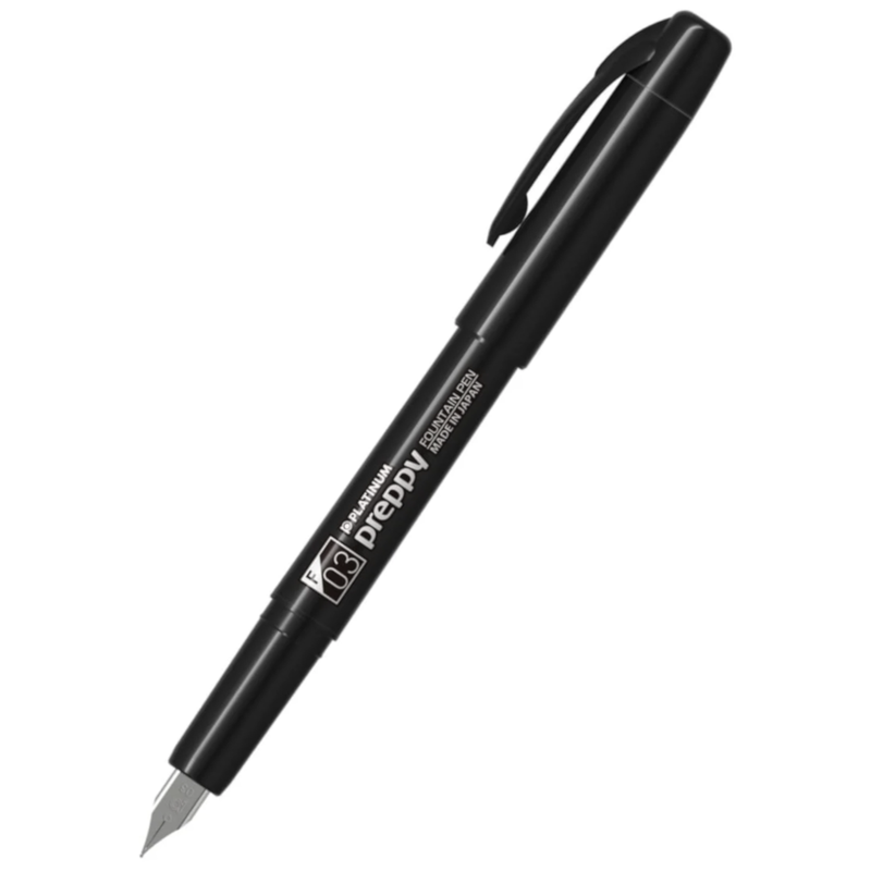 Platinum Preppy Fountain Pen Black Limited Edition - Fine