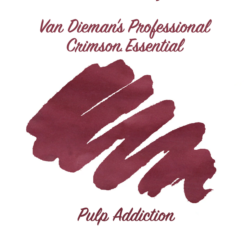 Van Dieman's Professional - Crimson Essential Fountain Pen 2ml Ink Sample