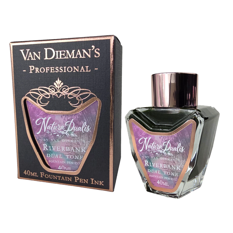 Van Dieman's Professional - Natura Dualis Riverbank Dual Tone Fountain Pen Ink 40ml