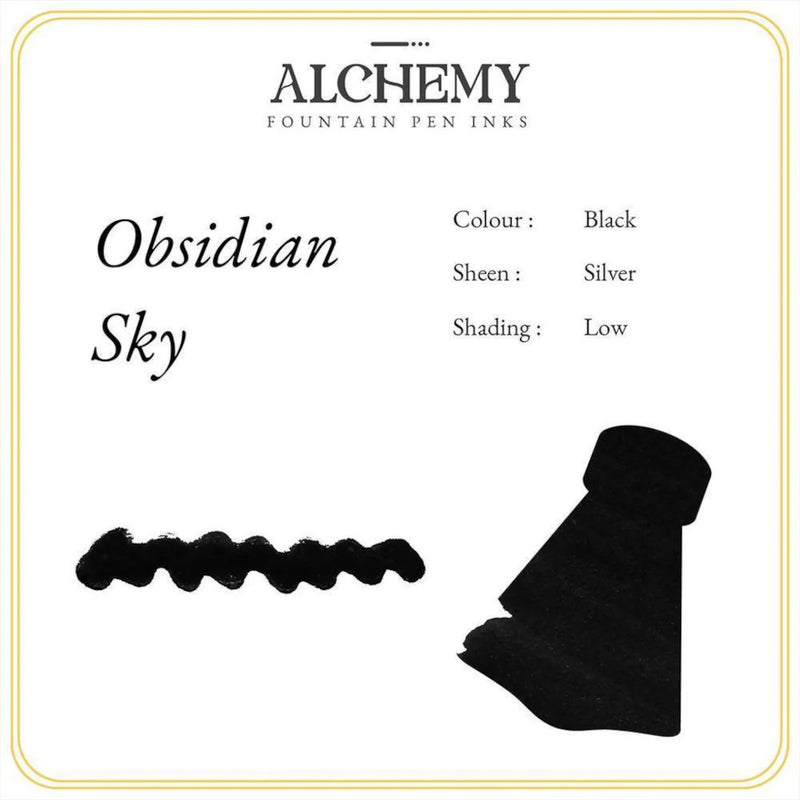 Endless Alchemy Fountain Pen Ink - Stardust - Obsidian Sky 45ml