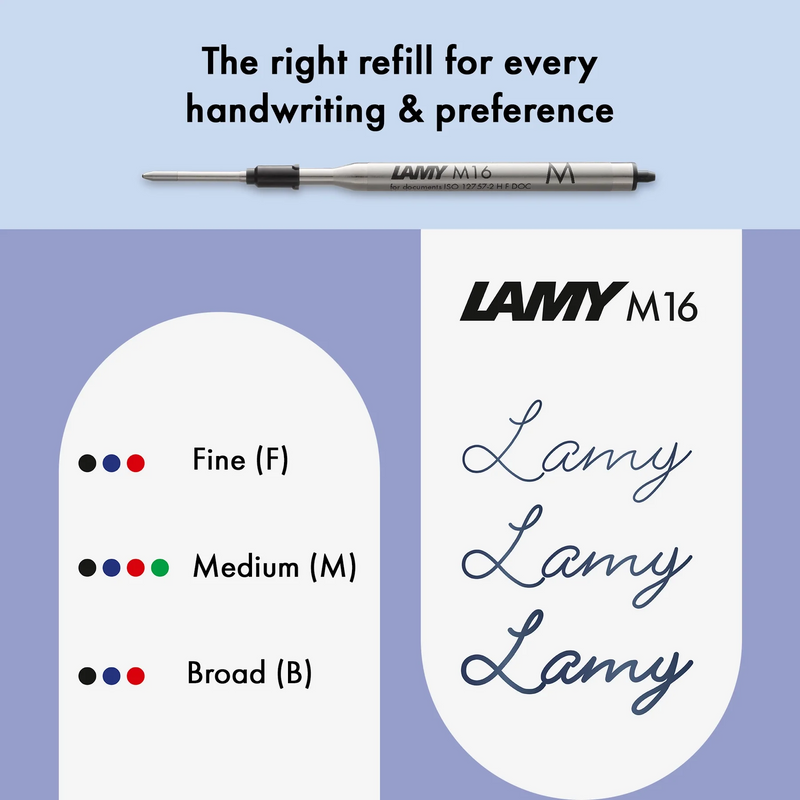 Lamy Logo 204 M+ Aubergine Ballpoint Pen