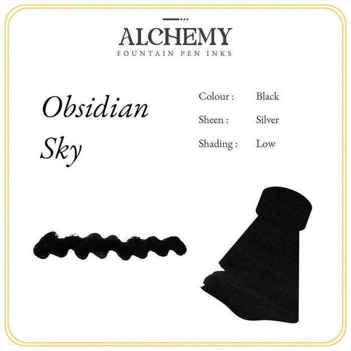 Endless Alchemy Fountain Pen Ink - Stardust - Obsidian Sky 45ml