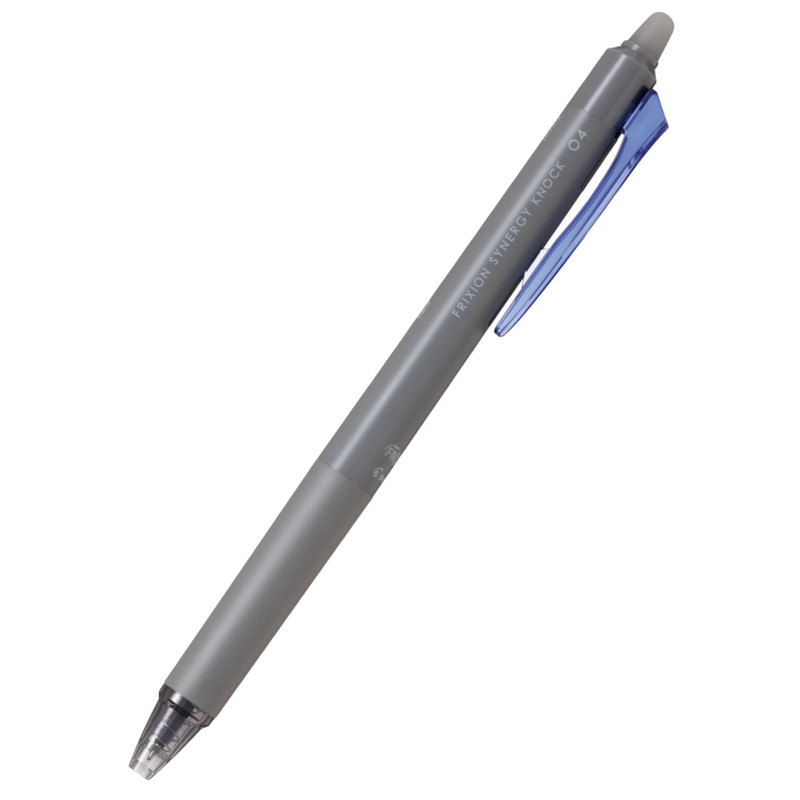Pilot Frixion Synergy Knock Gel Ballpoint Pen - 0.4mm - Blue Black