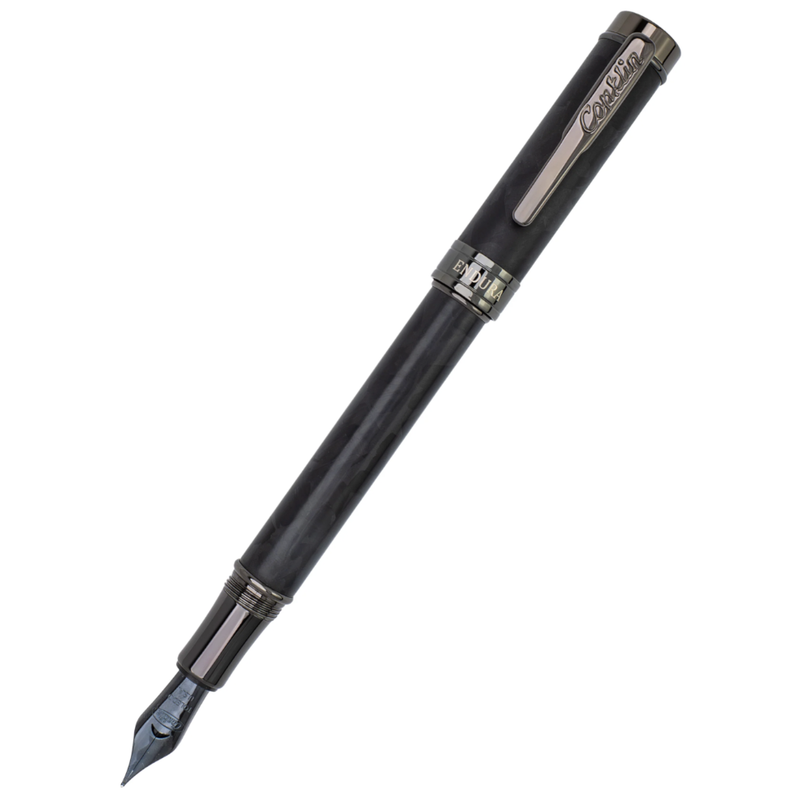 Conklin Endura Fountain Pen - Forged Carbon w/ Gunmetal Trim