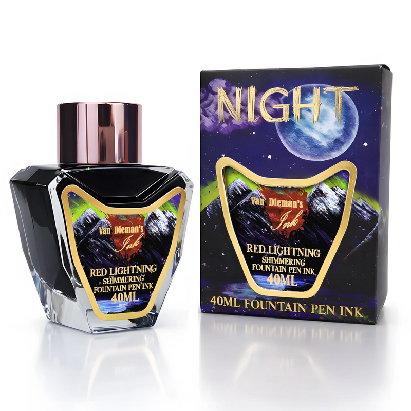 Van Dieman's Night Ink - Red Lightning Shimmering 40ml