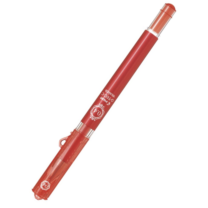 Pilot G-Tec Maica 0.4mm Gel Pen - Red