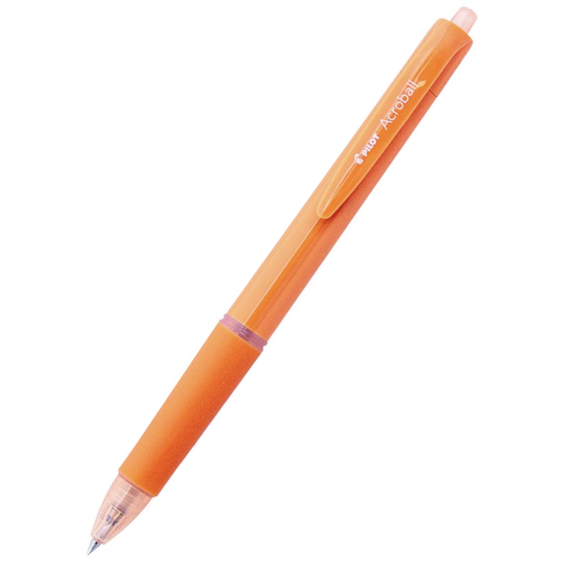 Pilot Acroball Ballpoint Pen 0.5mm - Coral Orange