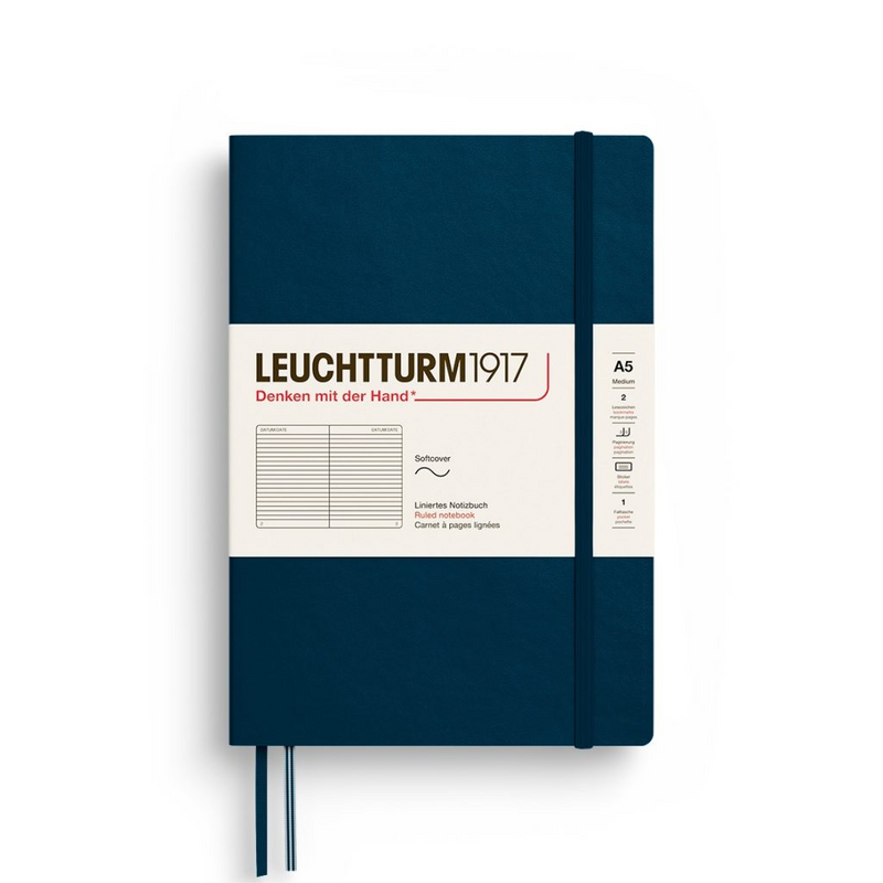 Leuchtturm1917 Notebook Softcover (A5) - Deep Sea