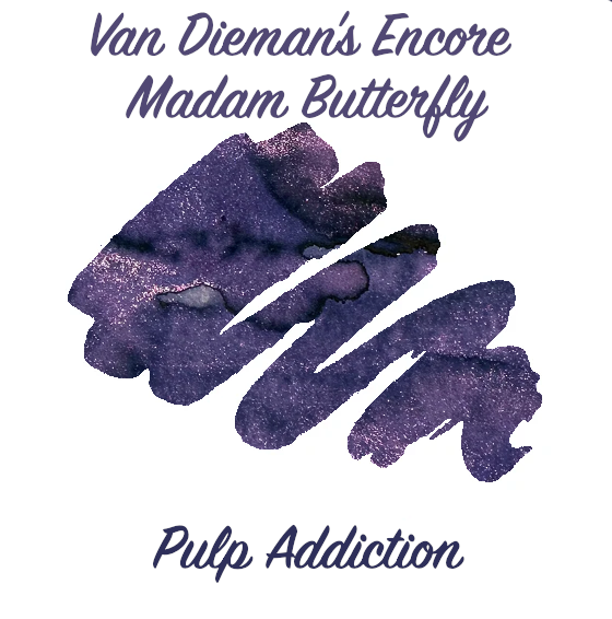 Van Dieman's Encore - Madam Butterfly 40ml Shimmering Fountain Pen Ink