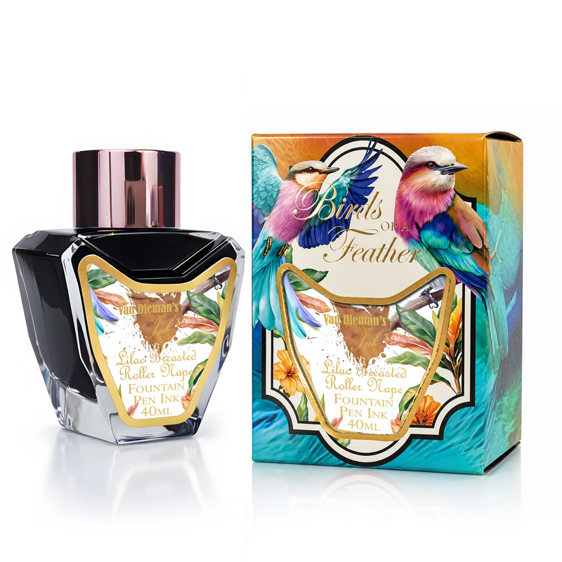 Van Dieman's Birds of a Feather ink - Lilac Breasted Roller Nape 40ml