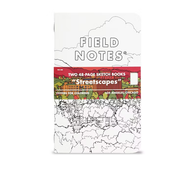 Field Notes Streetscapes Los Angeles & Chicago Sketch Book - 2 Pack