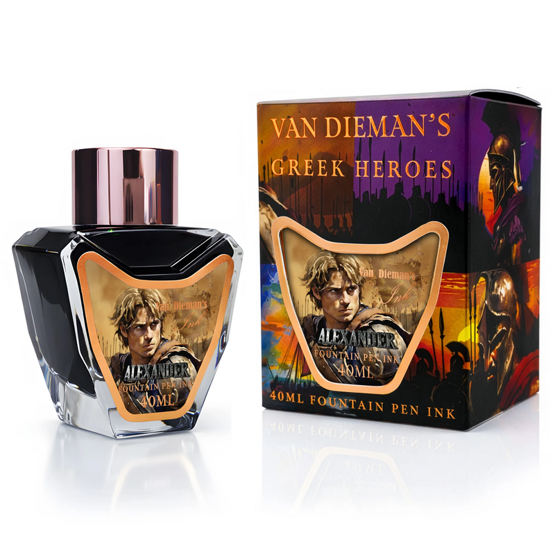 Van Dieman's Greek Heroes - Alexander Shimmering Fountain Pen Ink 40ml