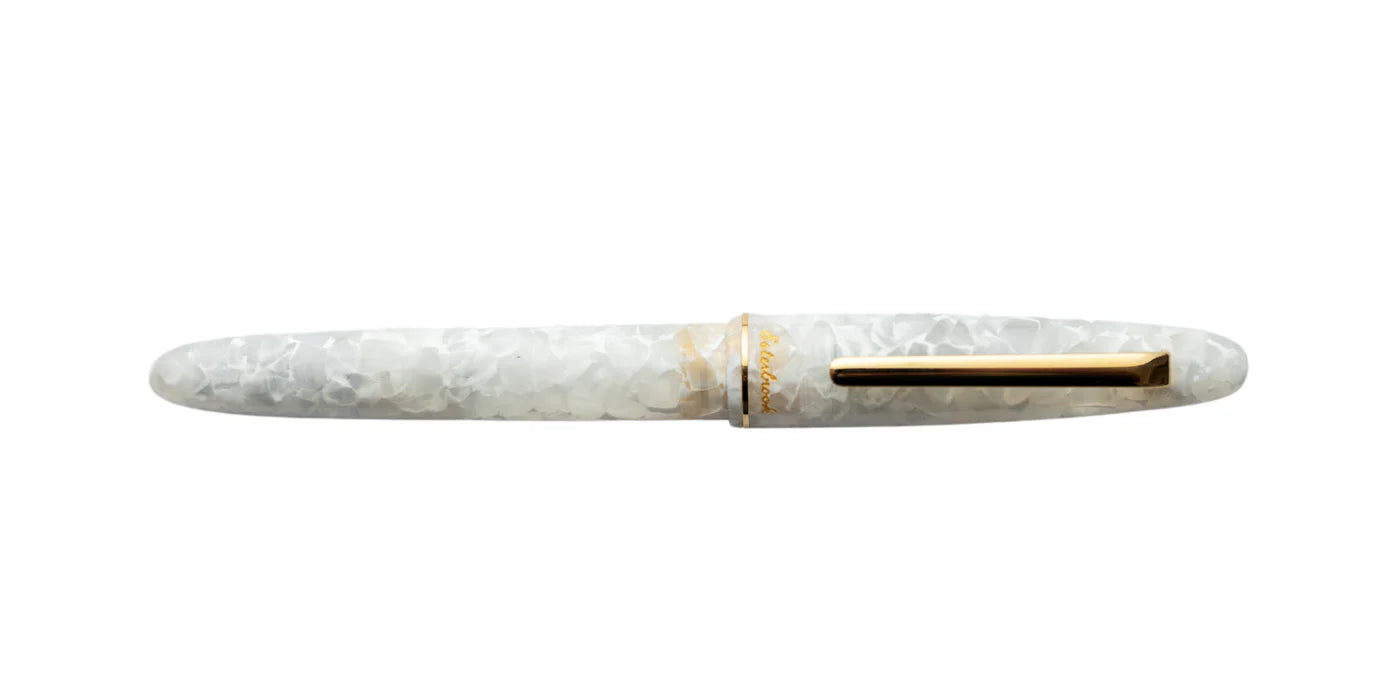 Esterbrook Estie Winter White Fountain Pen - Gold Trim
