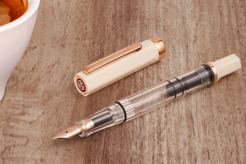 TWSBI Eco Creme with Rose Gold Trim Fountain Pen