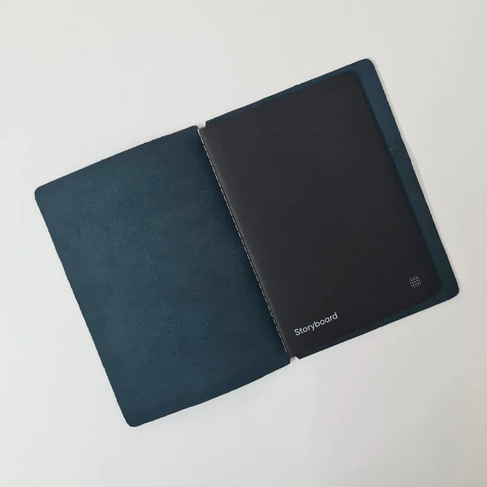 Endless Explorer - Refillable Leather Journal Regalia Paper - Blue
