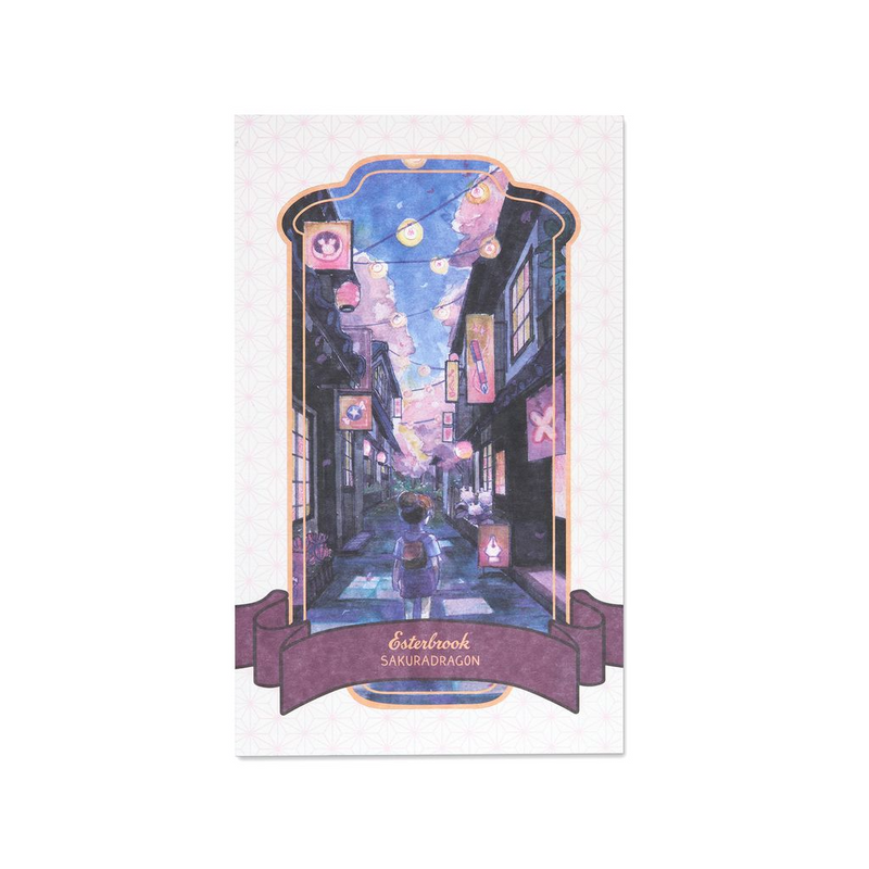 Esterbrook x Sakuradragon Sakura Street Blotter Papers (5 Piece)