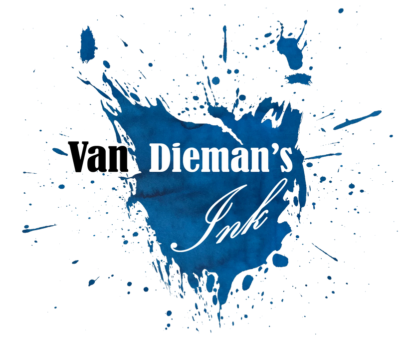 Van Dieman's Birds of a Feather ink - Elegant Peacock Neck 40ml