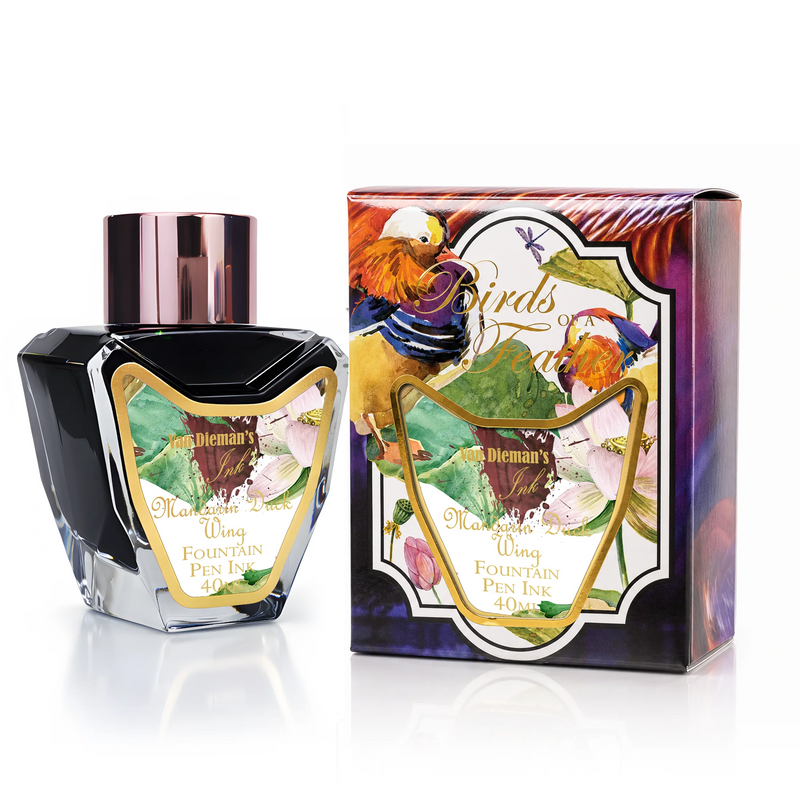 Van Dieman's Birds of a Feather ink - Mandarin Duck Wing 40ml