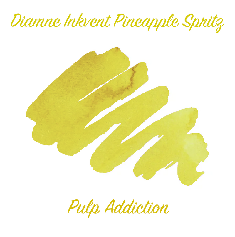 Diamine Teal Edition Ink - Pineapple Spritz Pigment Chameleon
