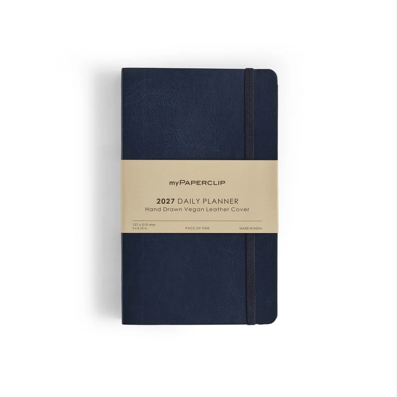 myPAPERCLIP 2027 Daily Planner Softcover M2 - Blue