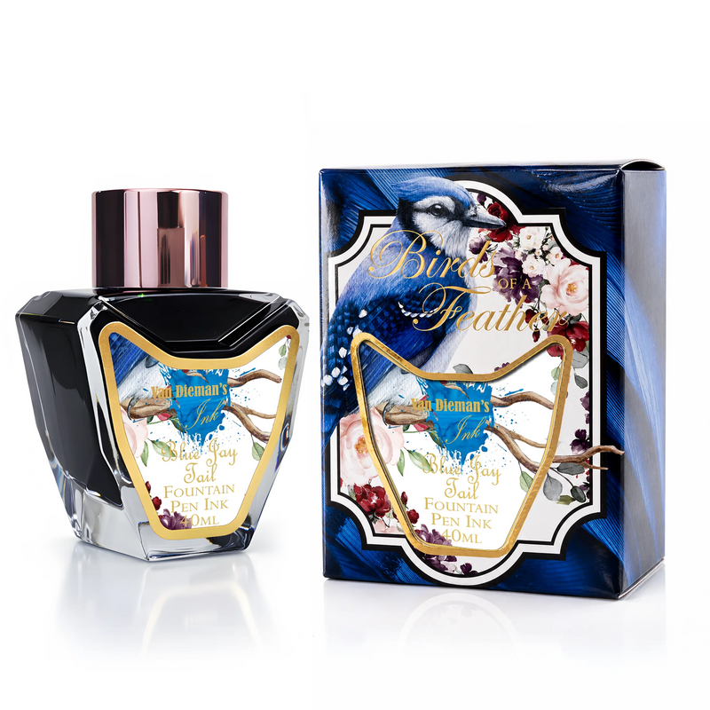 Van Dieman's Birds of a Feather ink - Blue Jay Tail 40ml
