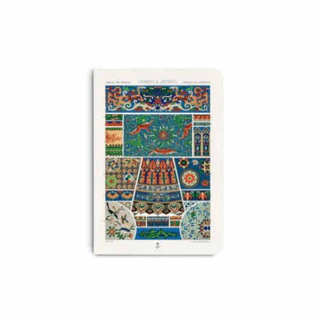 *Clearance* Memmo Chinese & Japanese Pattern A5 Notebook, Lined