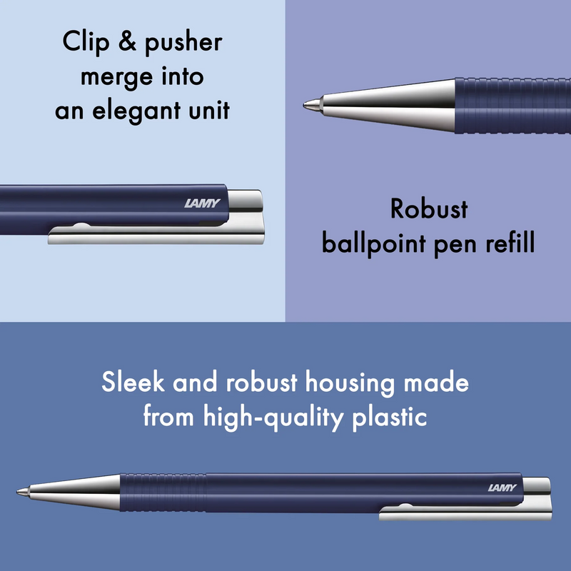 Lamy Logo 204 M+ Dark Dust Ballpoint Pen