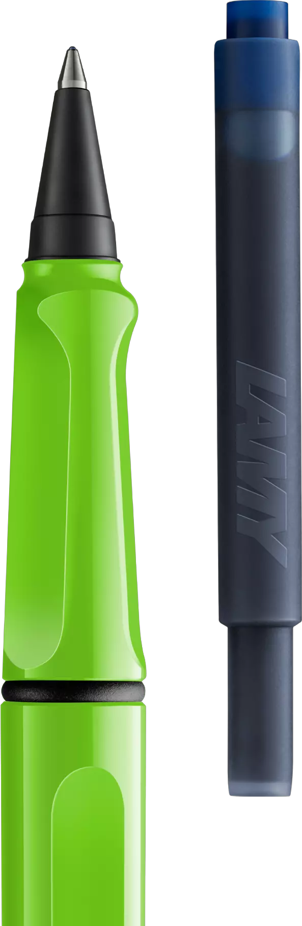 Lamy Safari Ink Cartridge Rollerball Pen - Green