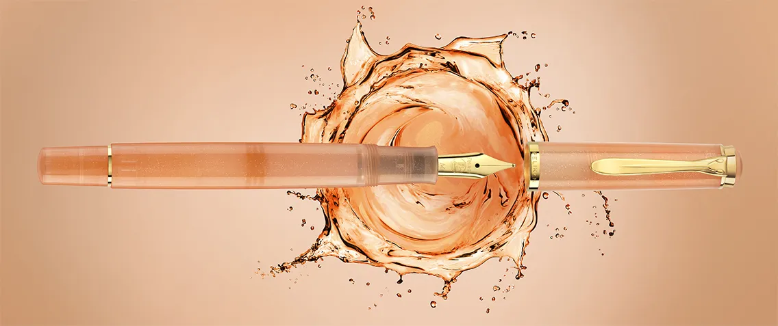 Pelikan M200 Special Edition Fountain Pen - Apricot Archat