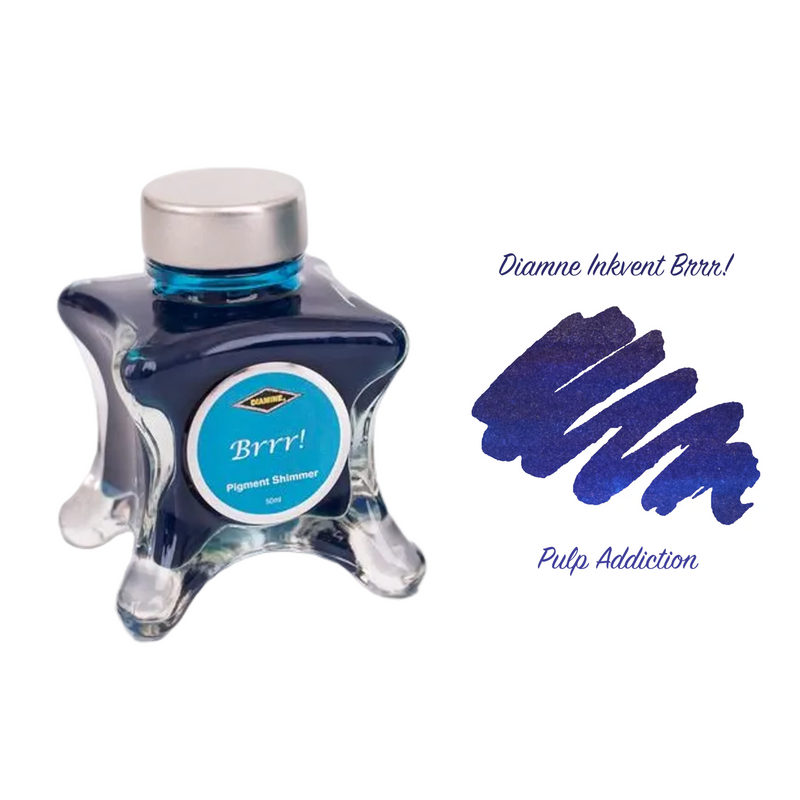 Diamine Teal Edition Ink - Brrr! Pigment Shimmer
