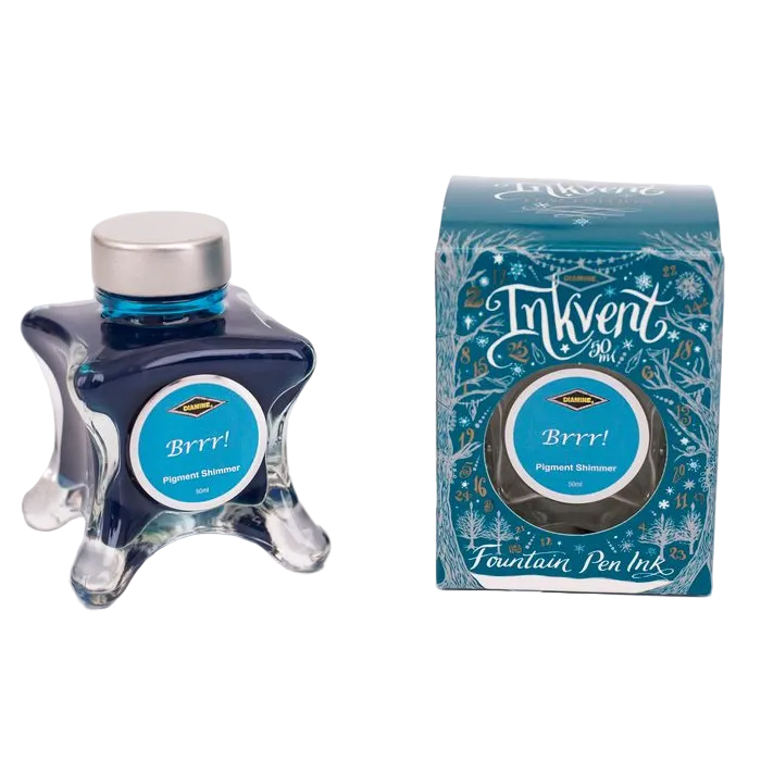 Diamine Teal Edition Ink - Brrr! Pigment Shimmer