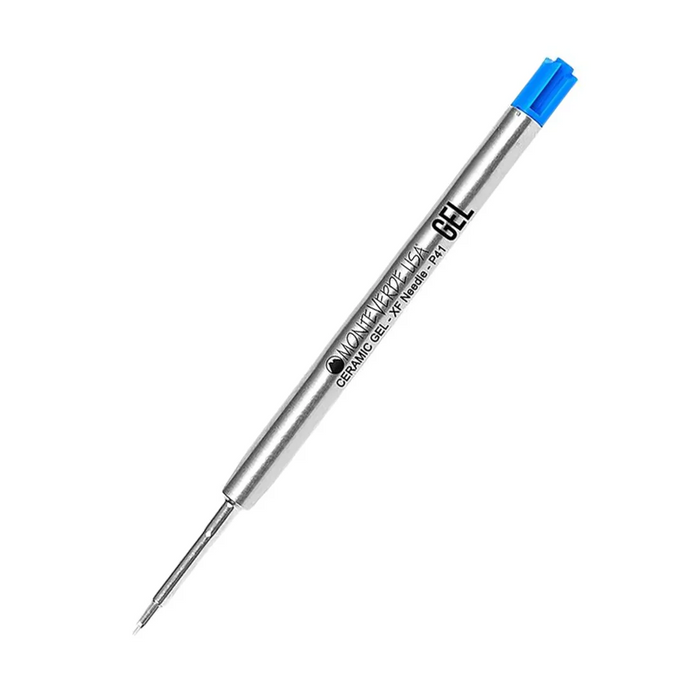 Monteverde P412 Parker Blue Extra Fine Ceramic Gel Ballpoint Refill, Pk2