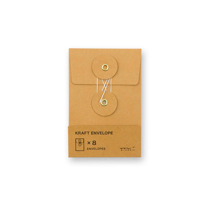 TRAVELER'S Kraft Envelopes - Small, Orange