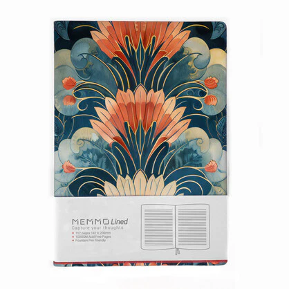 *Clearance* MEMMO Lined Notebook Gaia A5, Dryad