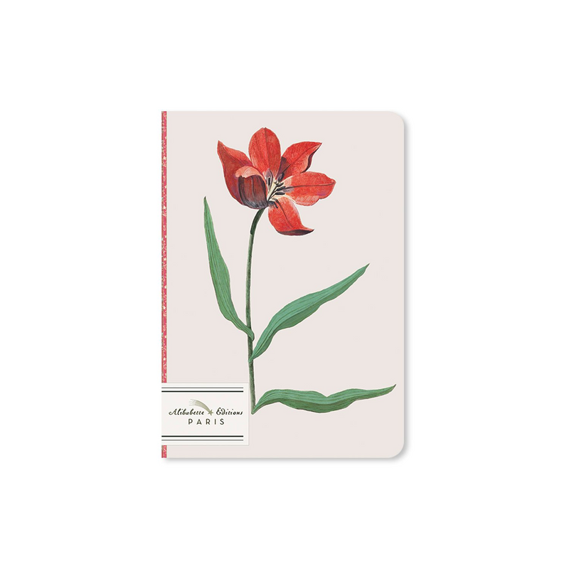 Alibabette Editions A6 Journal - La Tulipe Rouge