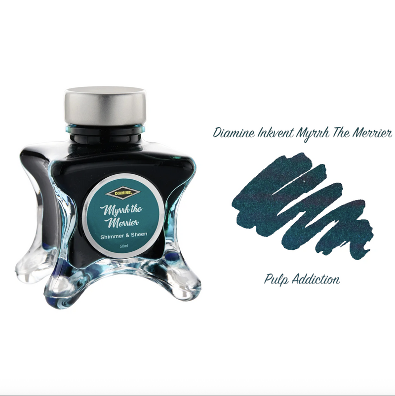 Diamine Teal Edition Ink - Myrrh the Merrier Shimmer & Sheen