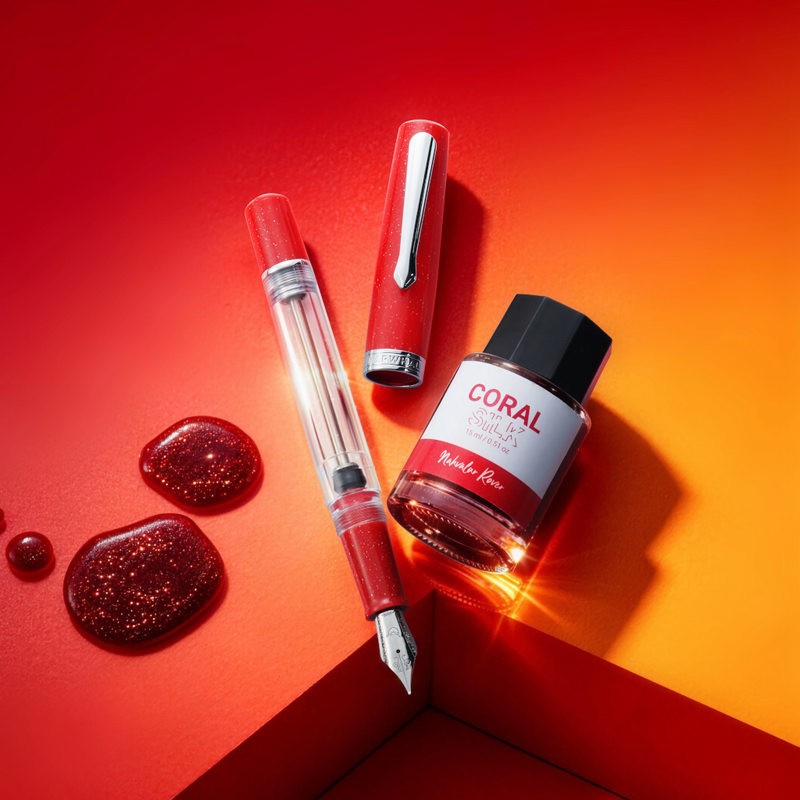 Nahvalur Original Plus Fountain Pen Coral
