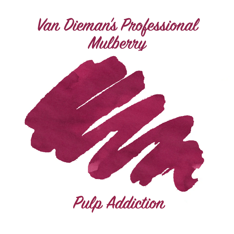 Van Dieman's Professional - Mulberry Essential Fountain Pen 2ml Ink Sample