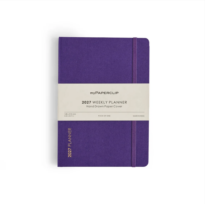 myPAPERCLIP 2027 Weekly Planner Softcover D1 - Amethyst