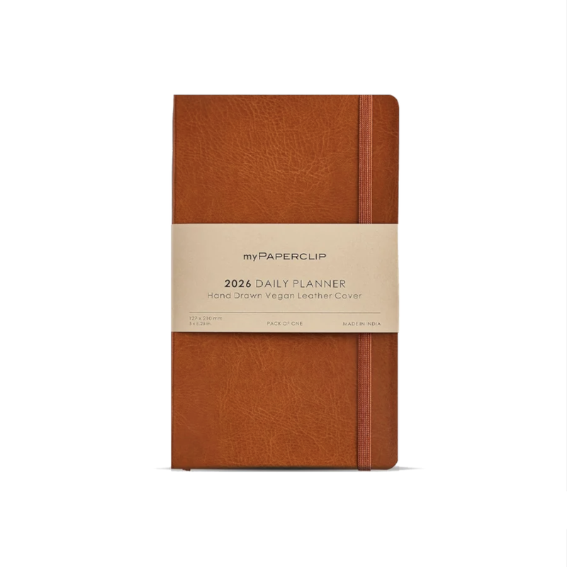 myPAPERCLIP 2027 Daily Planner Softcover M2 - Tan