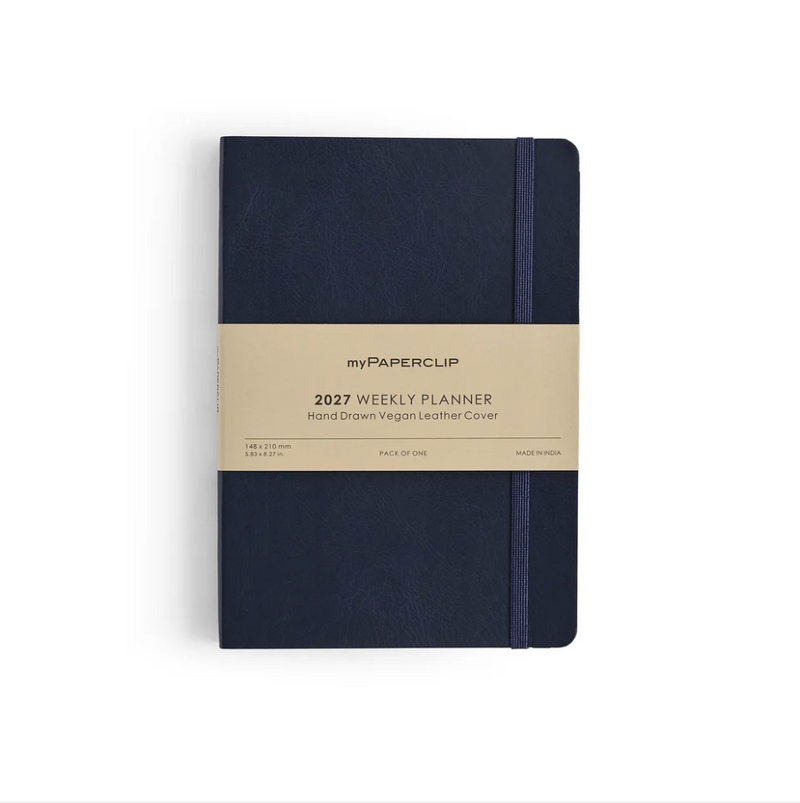myPAPERCLIP 2027 Weekly Planner Hardcover R2 - Blue