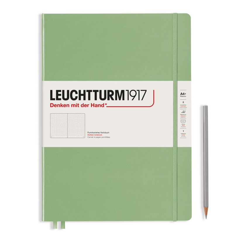 Leuchtturm1917 Notebook Master Slim (A4+), Dotted - Sage
