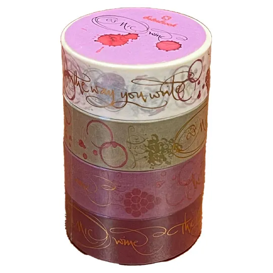 Esterbrook Washi Tape Cosmic Wine (Pack of 4)
