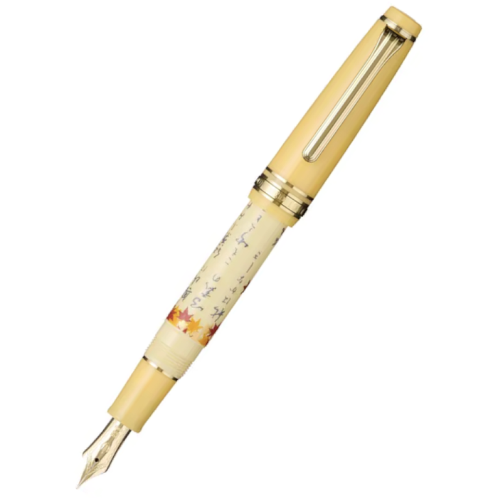Sailor Pro Gear Slim Seasonal Waka Poetry Fountain Pen - Autumn - MF