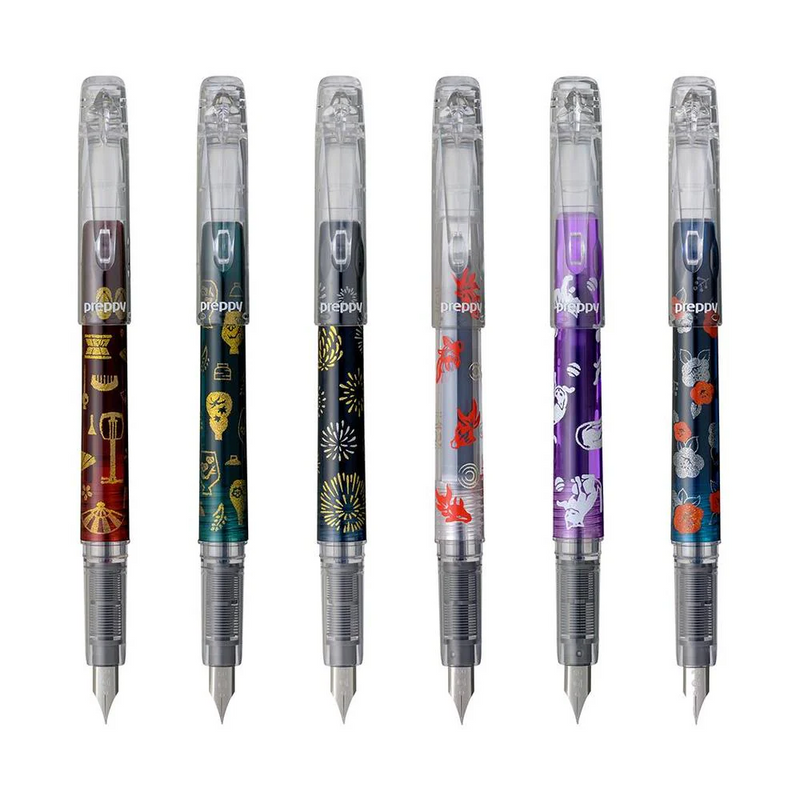 Platinum Preppy Wa Fountain Pen Edo Monogatari (3rd Ed) - Sake - Fine