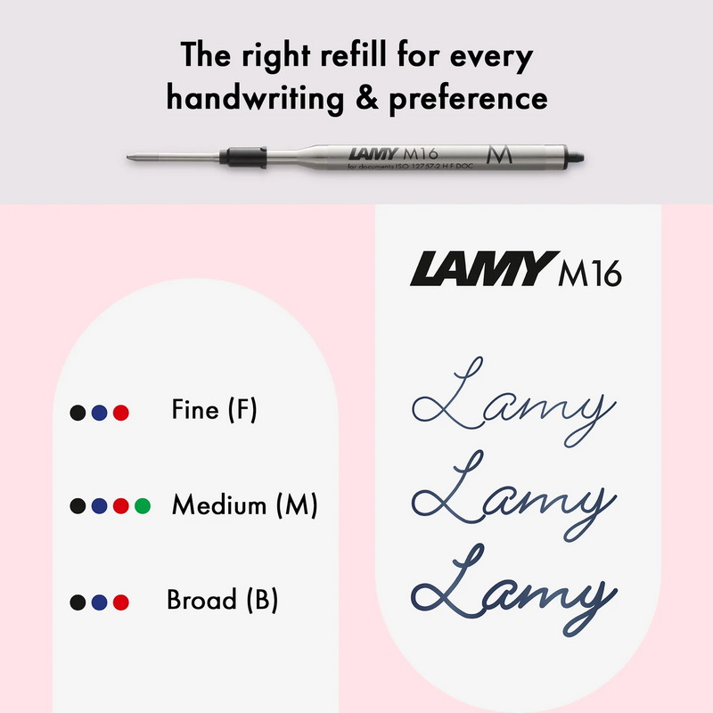 Lamy Logo 204 M+ Neon Pink Ballpoint Pen