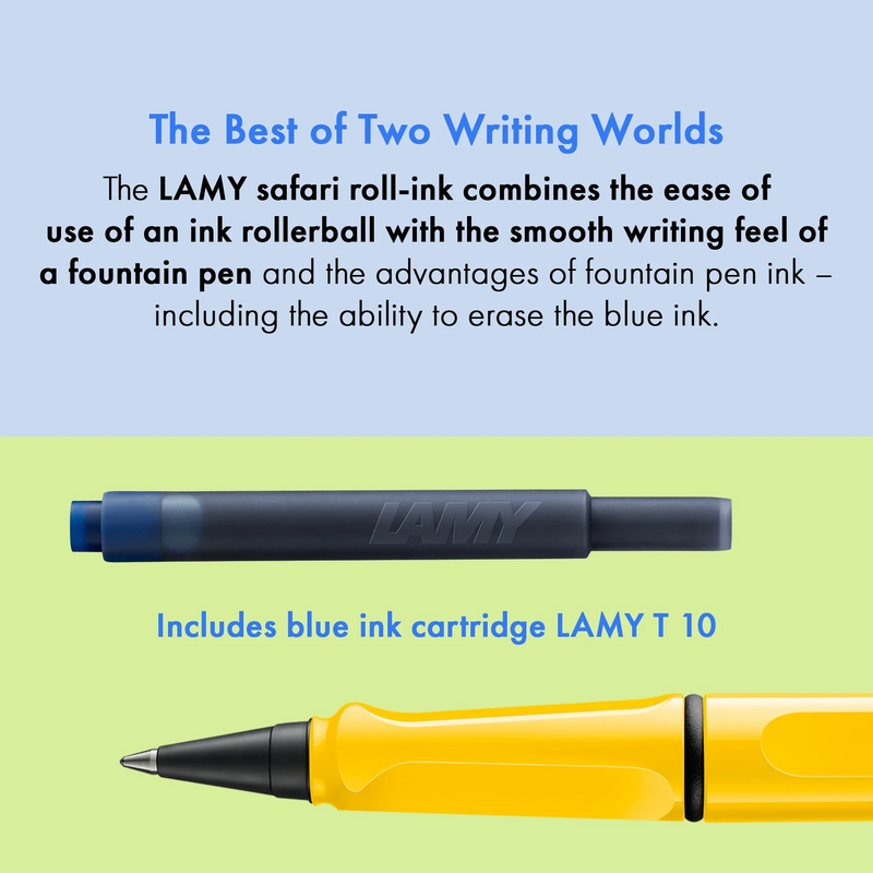 Lamy Safari Ink Cartridge Rollerball Pen - Yellow
