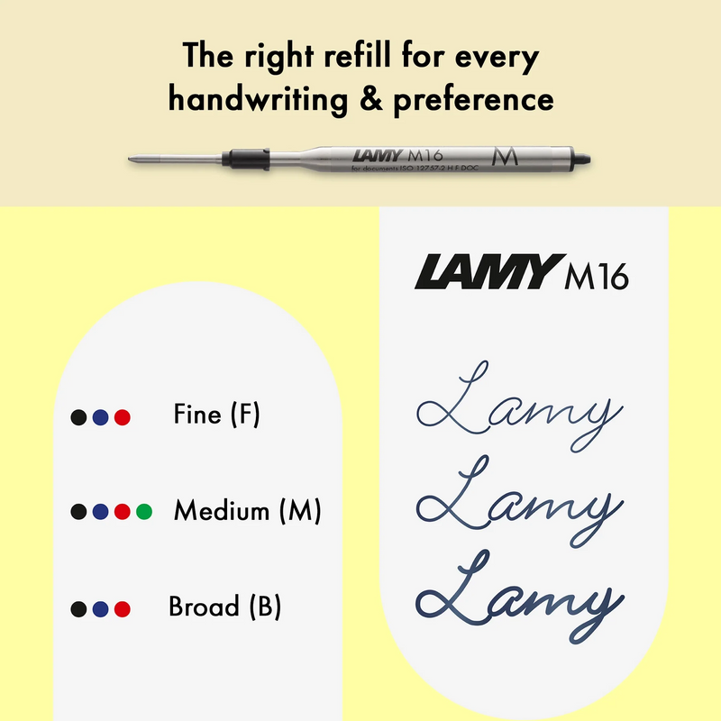 Lamy Logo 204 M+ Neon Yellow Ballpoint Pen