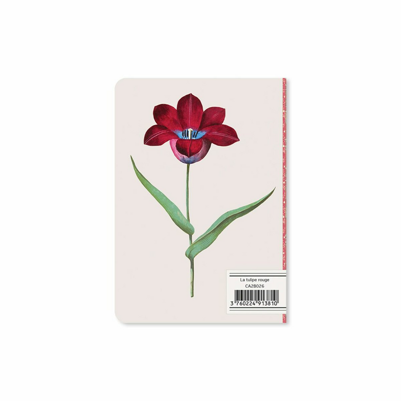 Alibabette Editions A6 Journal - La Tulipe Rouge
